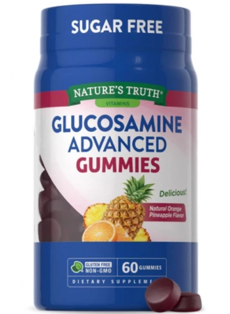Glucosamina 160mg, 60 Gomas Sabor Laranja e Abacaxi, Nature's Truth