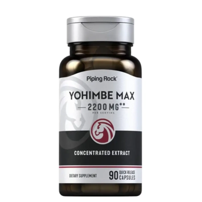 Yohimbe 2200mg, Ioimbina, 90 Cápsulas, PipingRock