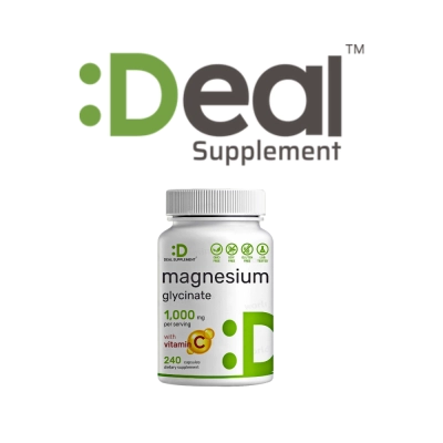 Magnesium Glycinate, 1000Mg, 240 Cápsulas, Deal Supplement