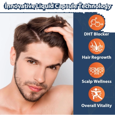 DHT Blocker for Men, Bloqueador de DHT Masculino, Saw Palmetto e Biotina, 90 Cápsulas, Talyvoriathor