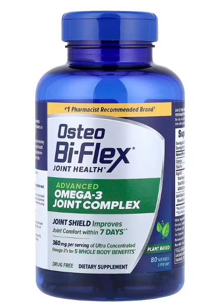 Osteo Bi-Flex Complexo Avançado de Ômega-3, 80 Cápsulas