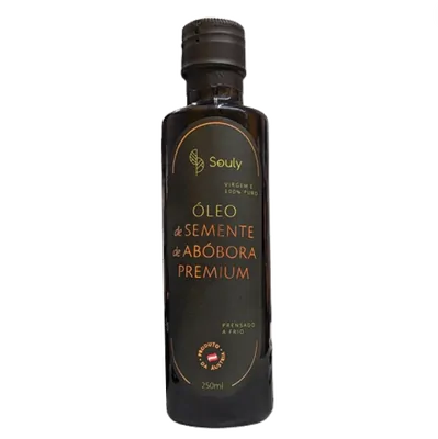 Óleo de Semente de Abóbora Premium, 250ml, Souly