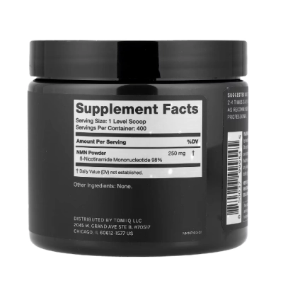 NMN 250mg, 100g, Toniiq