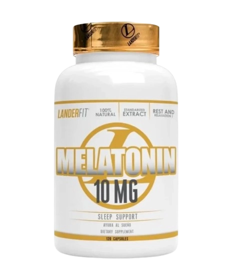 Melatonina 10mg, 120 Cápsulas, Landerfit