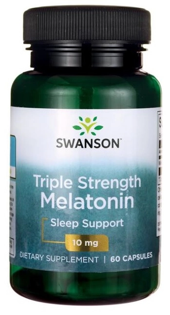 Melatonina, 10mg, 60 Cápsulas, Swanson