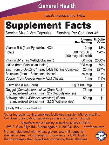 Vitamina B6, P-5-P, 50mg, 90 cápsulas, Now