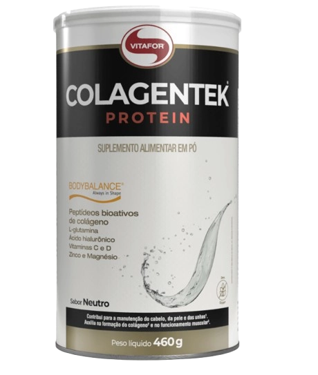 Colágeno Colagentek Protein, Bodybalance, 460g, Sabor Neutro, Vitafor