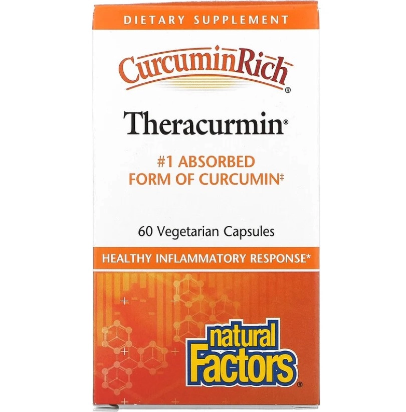 CurcuminRich, Theracurmin, 60 Cápsulas, Natural Factors