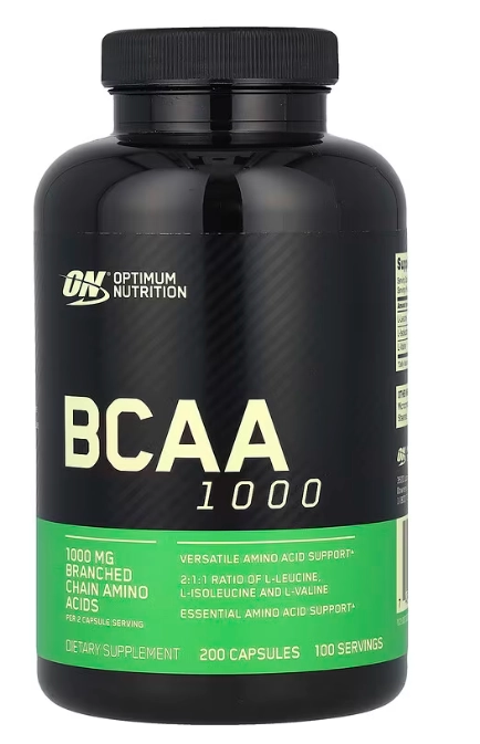 BCAA 1000, 200 Cápsulas, Optimum Nutrition