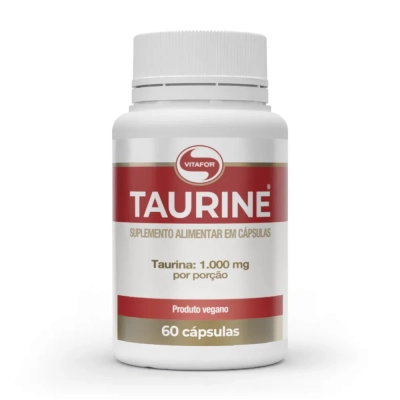 Taurina, L-Taurina 1000mg 60 Cápsulas - Vitafor