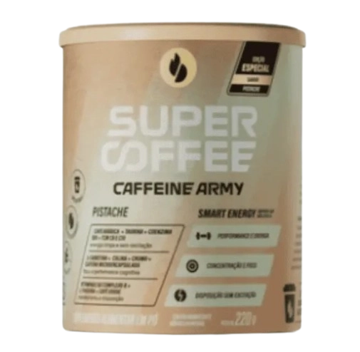 SuperCoffe 3.0 Energia, Foco e Concentração, 220g, Sabores, Caffeine Army