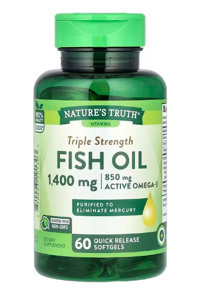 Ômega 3, 1400mg, 60 cápsulas, Nature's Truth