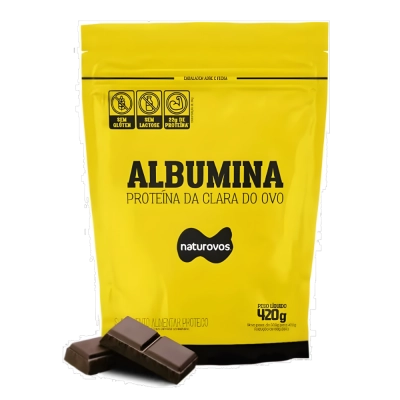 Albumina, 420g Sabores, Naturovos 