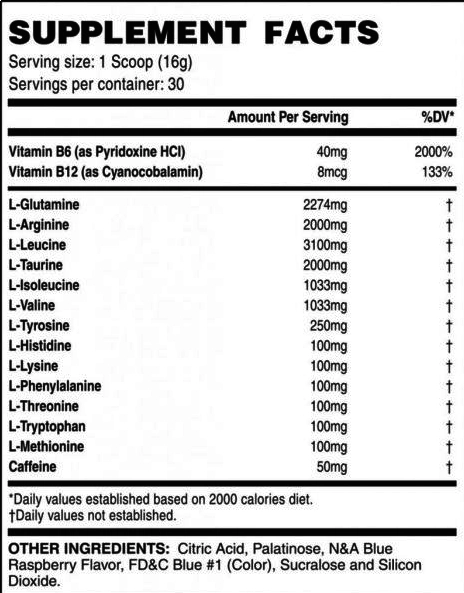 Amino Revolution, 480g Sabores, Landerfit 