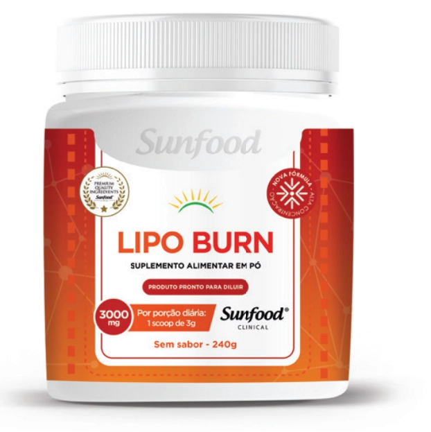 Lipo Burn, 240g Solúvel, Sunfood