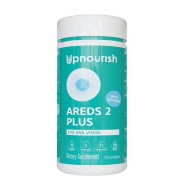 Areds 2 Plus, Vitaminas para os Olhos Senior, Alívio da Cansaço Ocular e Saúde Ocular, 120 Cápsulas, UpNourish