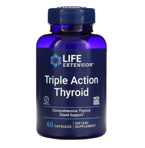 Thyroid Support Complex, 60 Cápsulas, Life Extension