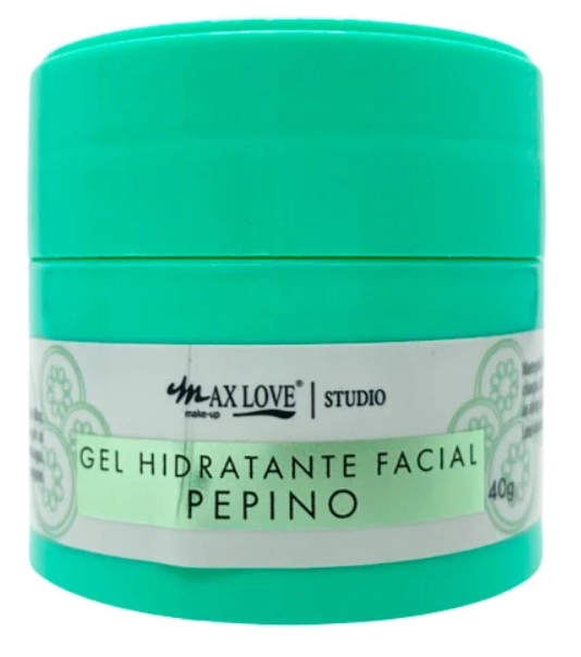 Gel Hidratante Facial Pepino, 30g, Max Love
