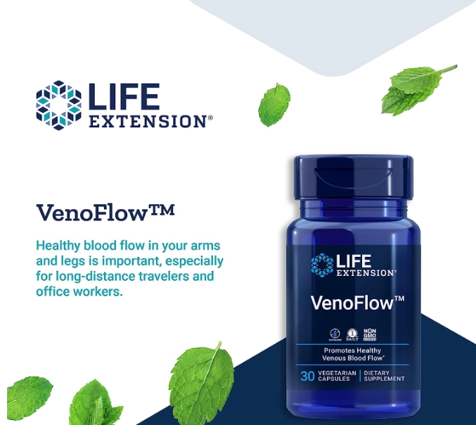 VenoFlow, 30 Cápsulas , Life Extension