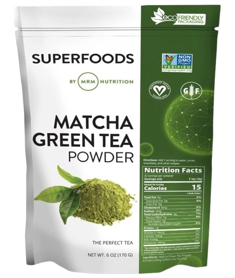 Matcha Green Tea, 170g, MRM Nutrition