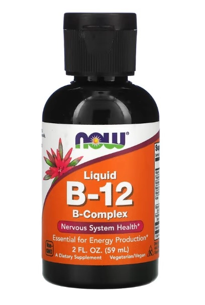 Vitamina B-12 Liquida, Complexo B, 59ml. Now