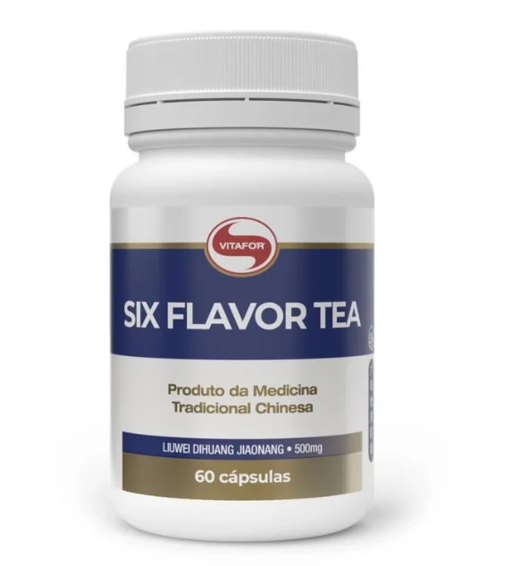 Six Flavor Tea, 60 Cápsulas, Vitafor