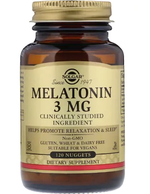 Melatonina, 3mg, 120 Comprimidos, Solgar