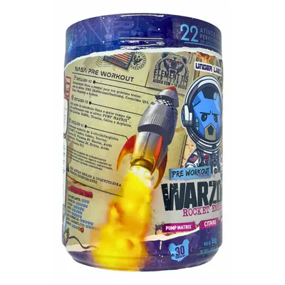 Pré-treino Warzone Rocket Energy Bomb Green 450g - Under Labz