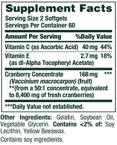 Cranberry, 4200mg, 120 Cápsulas, Nature's Bounty