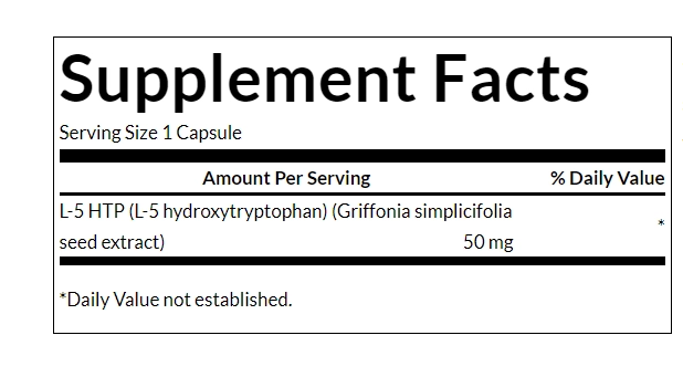5-HTP, 50mg, 60 Cápsulas, Swanson