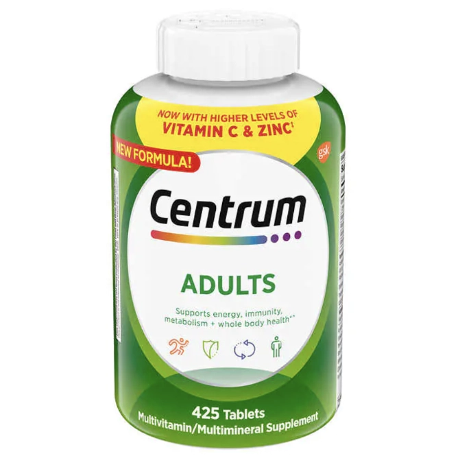 Centrum Adults, 425 Comprimidos, Importado