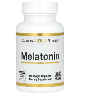 Melatonina 3mg, 90 Cápsulas, California Gold
