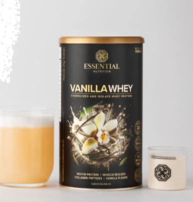 Vanilla Whey, Hidrolisado e Isolado 750g, Essential Nutrition