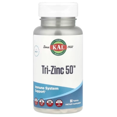Tri-Zinc 50mg, 90 Comprimidos, KAL