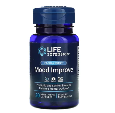 Melhoramento do Humor FLORASSIST, 30 Cápsulas, Life Extension