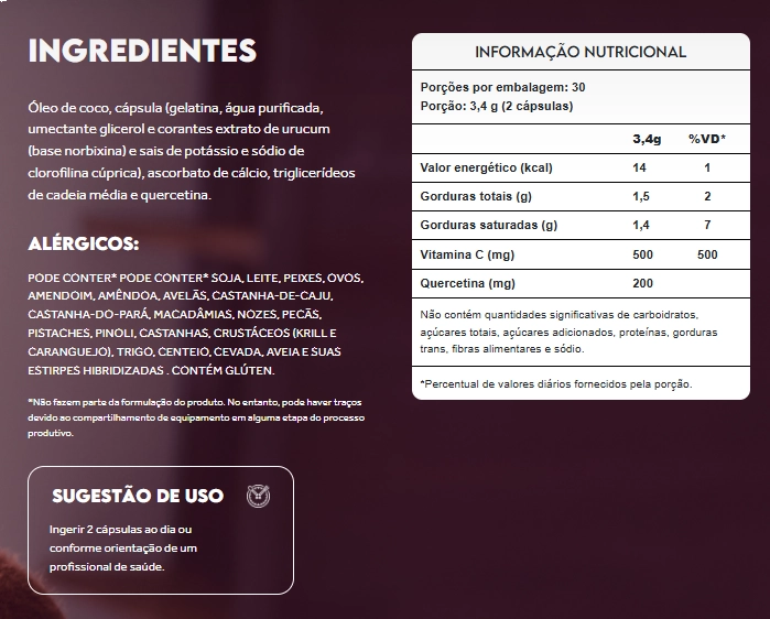 Quercetina, 60 Cápsulas, PuraVida