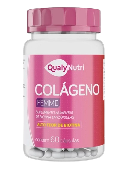 Colágeno Femme, 60 Cápsulas, QualyNutri