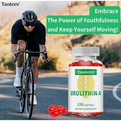 Urolitina A 1000mg, Envelhecimento Saudável e Renovação Celular, 120 Capsulas, Taoters