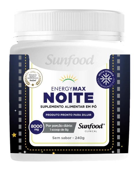Energymax Noite, 240g Solúvel, Sunfood
