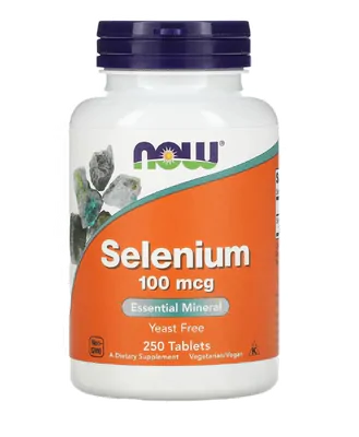 Selênio, 100mcg, 250 Comprimidos, Now Selênio, 100mcg, 250 Comprimidos, Now