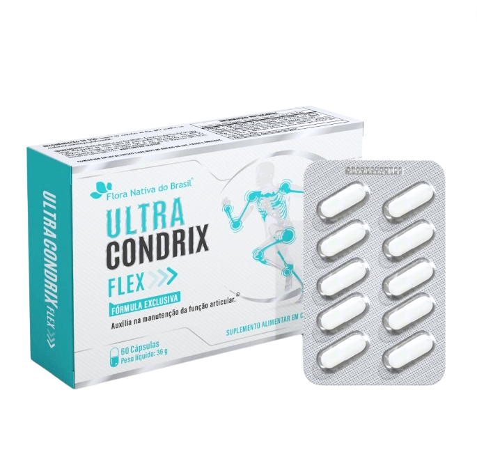 Ultra Condrix Flex, Fórmula Exclusiva, 60 Cápsulas, Flora Nativa