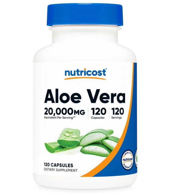Aloe Vera, 100mg, 120 Cápsulas, Nutricost