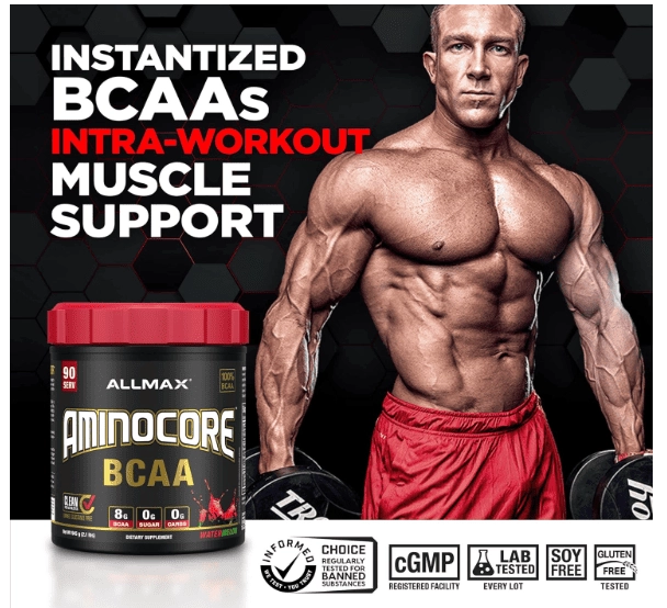 Aminocore BCAA, 315g Sabor Abacaxi e Manga, AllMax