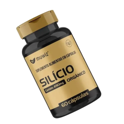 Silício Orgânico, 490mg, 60 Cápsulas, Muwinz