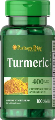 Turmeric Curcumin, Cúrcuma, 400mg, 100 cápsulas, Puritans Pride