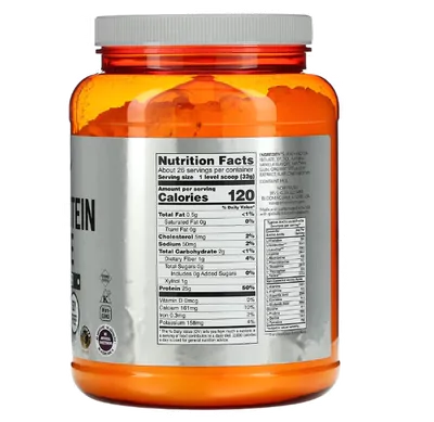 Whey Protein, Proteína  Isolada, Sabor Baunilha Cremosa, 816g, Now