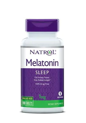 Melatonina 1mg, 180 comprimidos, Natrol