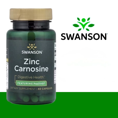 Zinco e Carnosina, 60 Cápsulas, Swanson