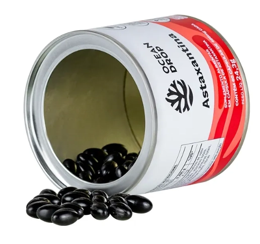 Astaxantina Microalga Antioxidante, 60 Cápsulas, Ocean Drop
