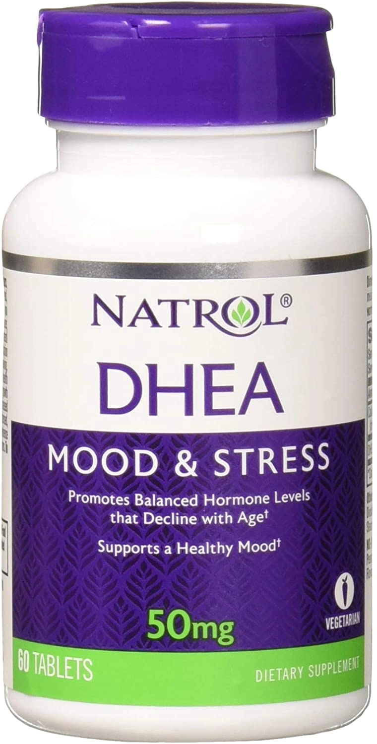 Dhea, 50mg, 60 comprimidos, Natrol
